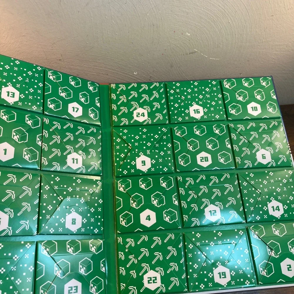 Minecraft Advent Calendar Book Collection 24 Days of Activities Mojang Official